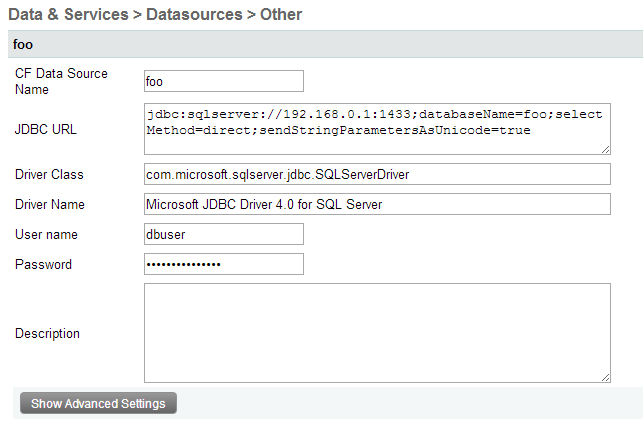 Configure Microsoft JDBC Driver 4.0 for SQL Server